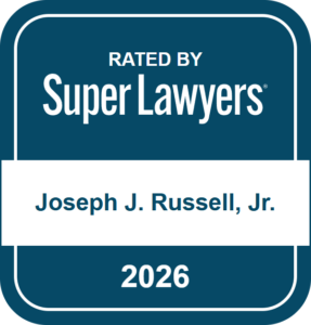 Rated by Super Lawyers 2026 - Joseph J. Russell, Jr.