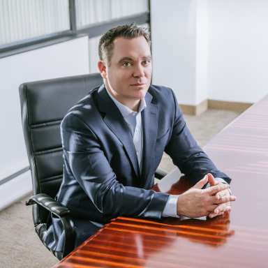 attorney at desk in office