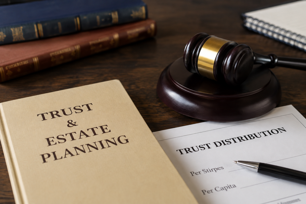 Trust distribution documents in a high asset divorce case